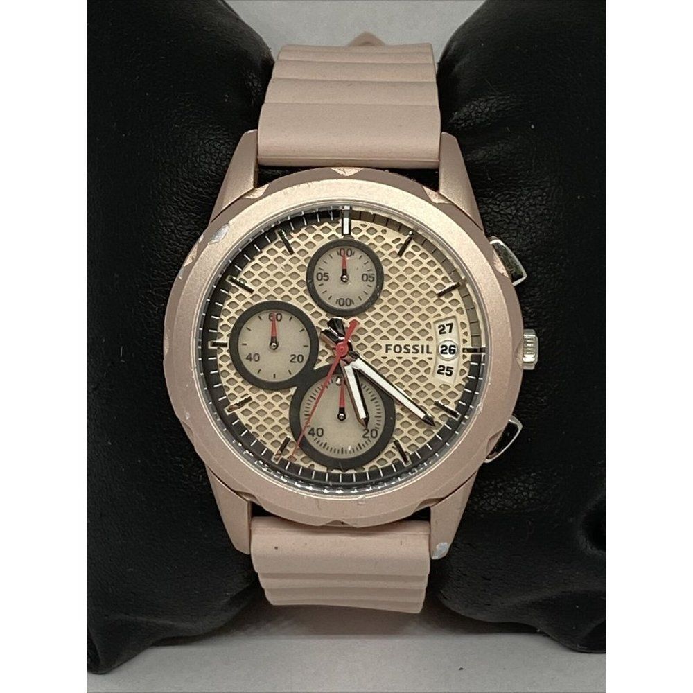 Fossil Modern Pursuit ES4172 Women Pink Silicone A